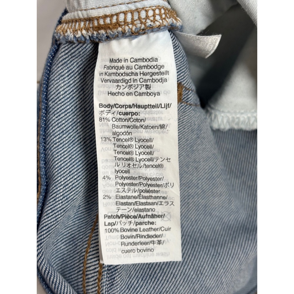 Madewell 9" Mid-Rise Skinny Crop Jeans Medium Wash Button Fly Size 27 - Picture 7 of 7